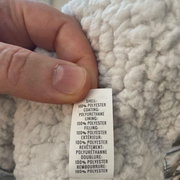 Aerie Offline Metallic Silver Hooded Puffer Jacket - Picture 11 of 15